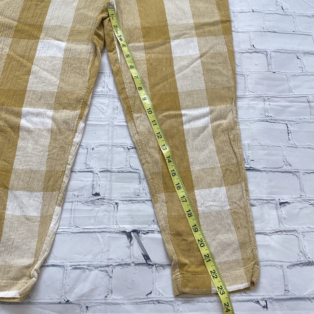 Free People Tan and Cream Plaid Jumpsuit - Picture 16 of 16